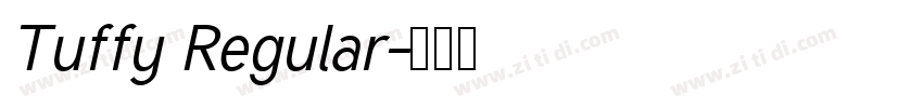 Tuffy Regular字体转换